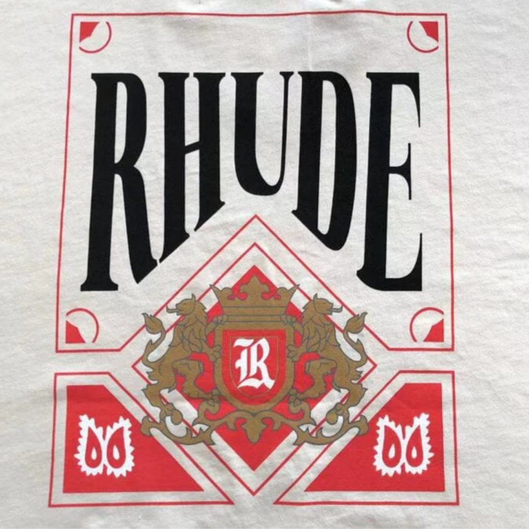 Camiseta Rhude Card Vintage White