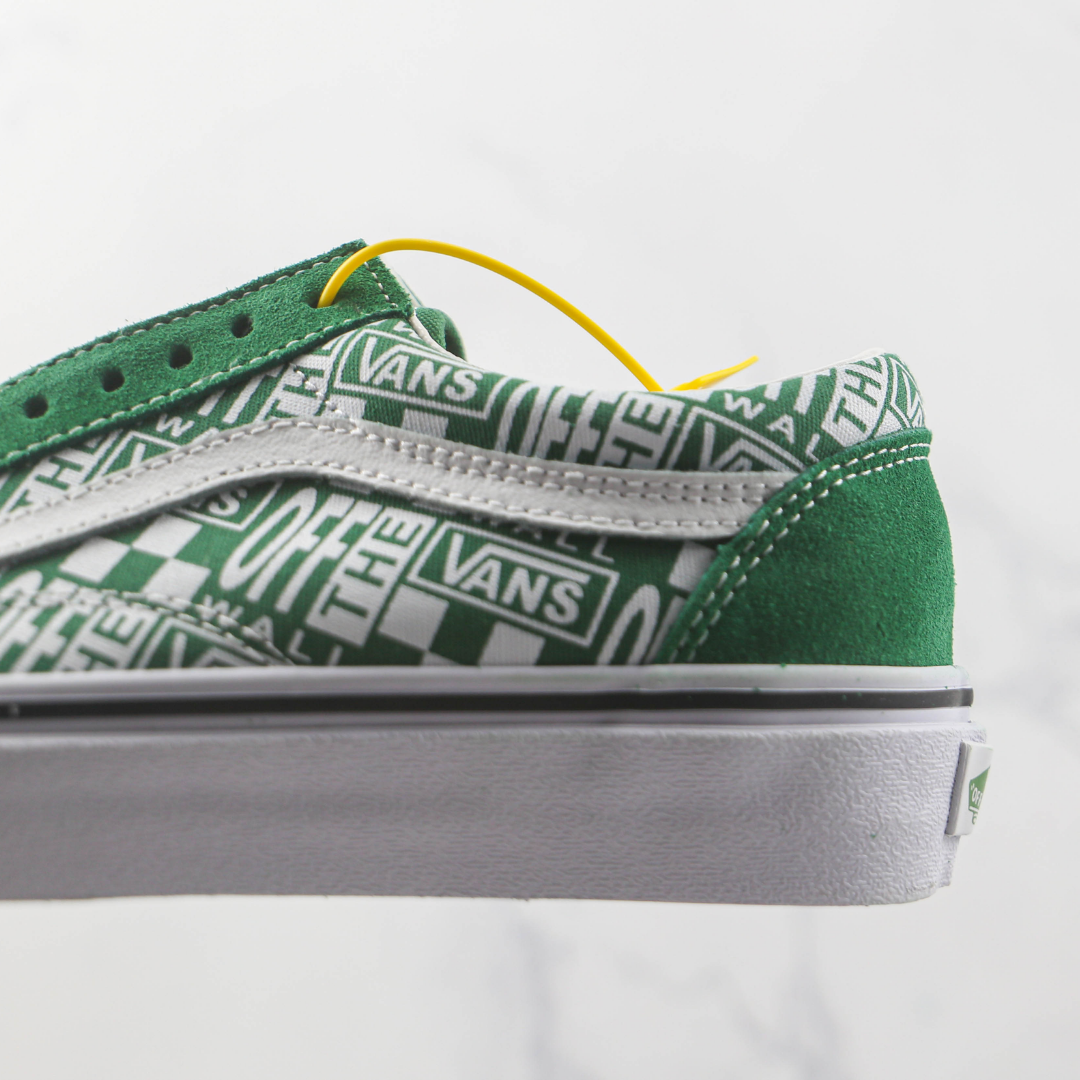 Tênis Vans - Old Skool Of White Green
