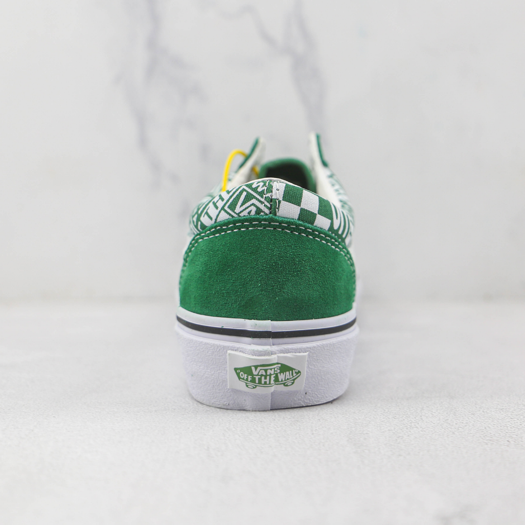 Tênis Vans - Old Skool Of White Green
