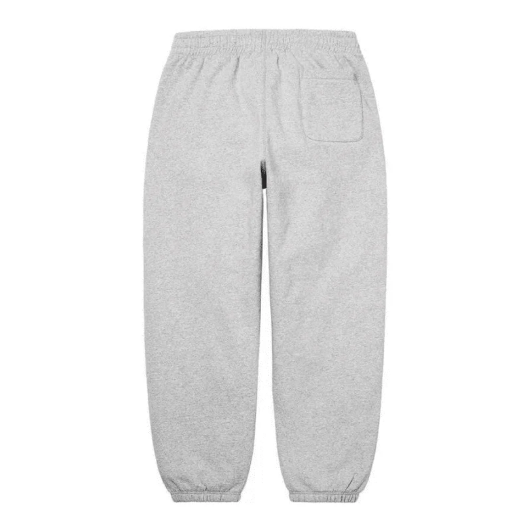 Calça Supreme Satin Applique Cinza