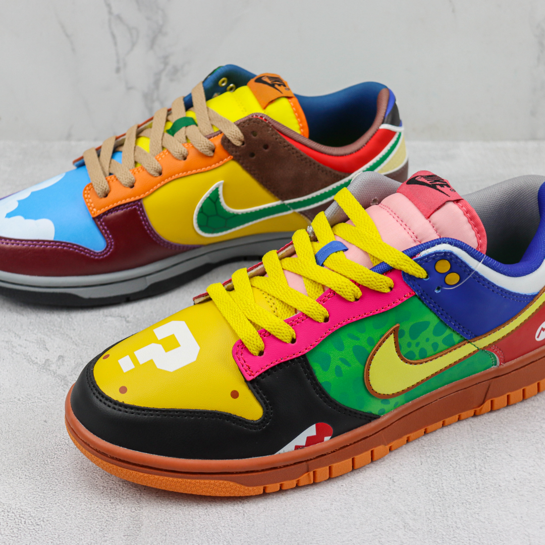 Tênis Nike Dunk Low - The Mario Bros