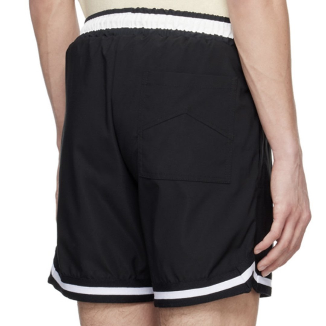 Shorth Rhude Court Logo - Black