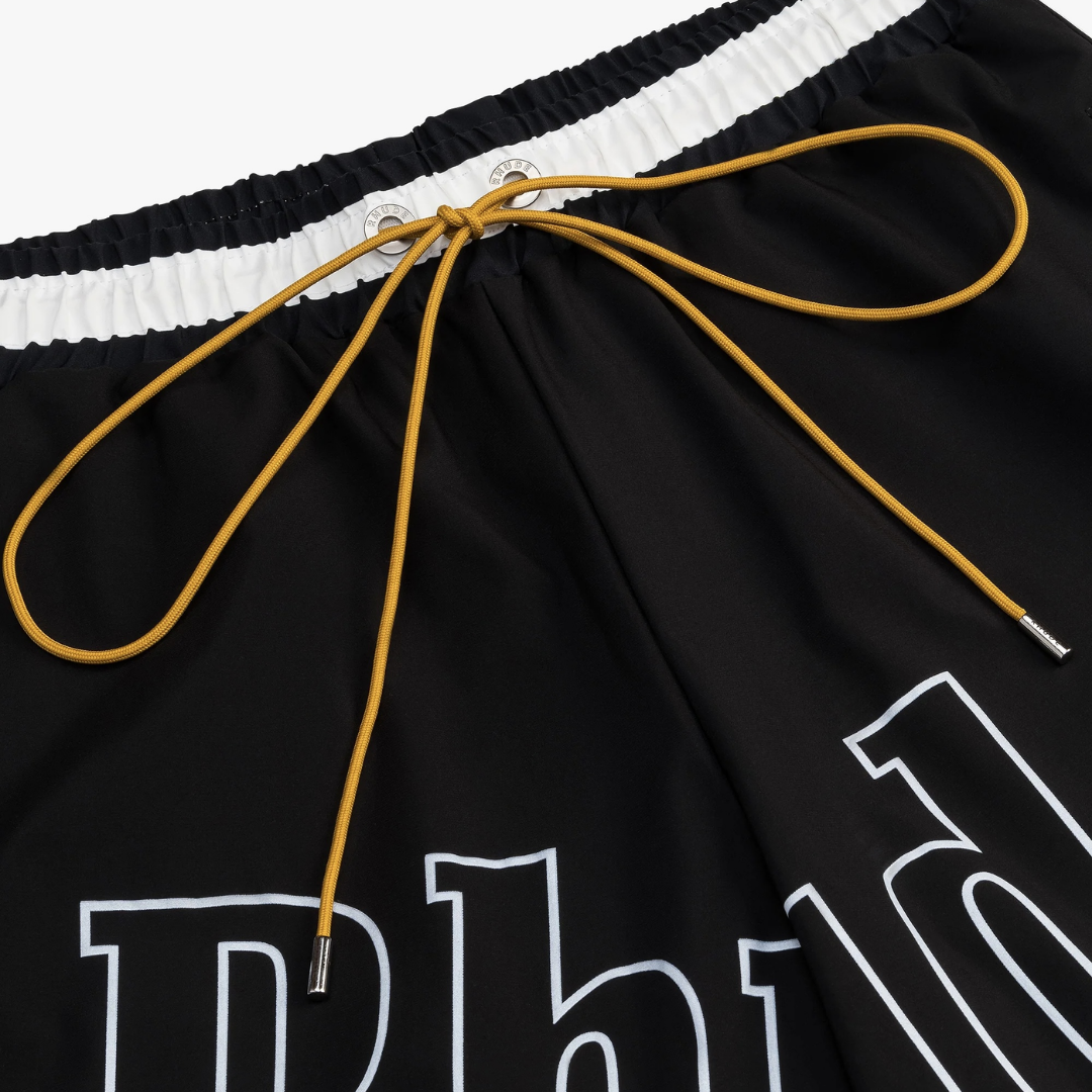 Shorth Rhude Court Logo - Black