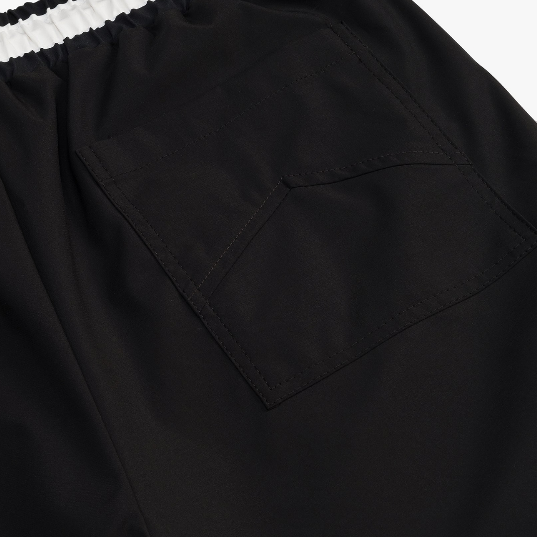 Shorth Rhude Court Logo - Black
