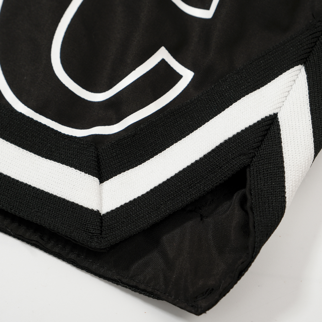 Shorth Rhude Court Logo - Black