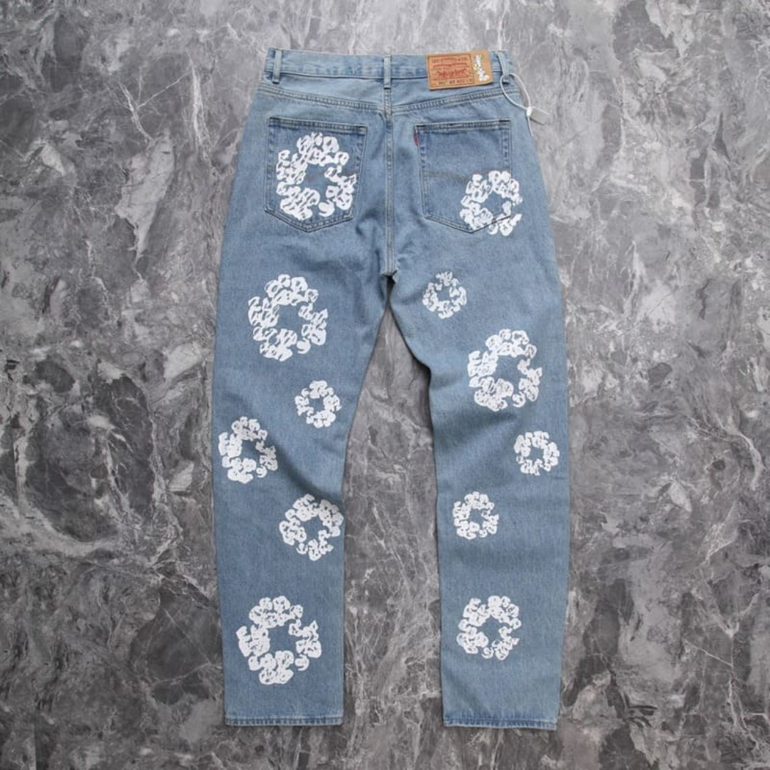 Calça Jeans Denim Tears x Levi's Cotton Wreath Jean Ligh Wash