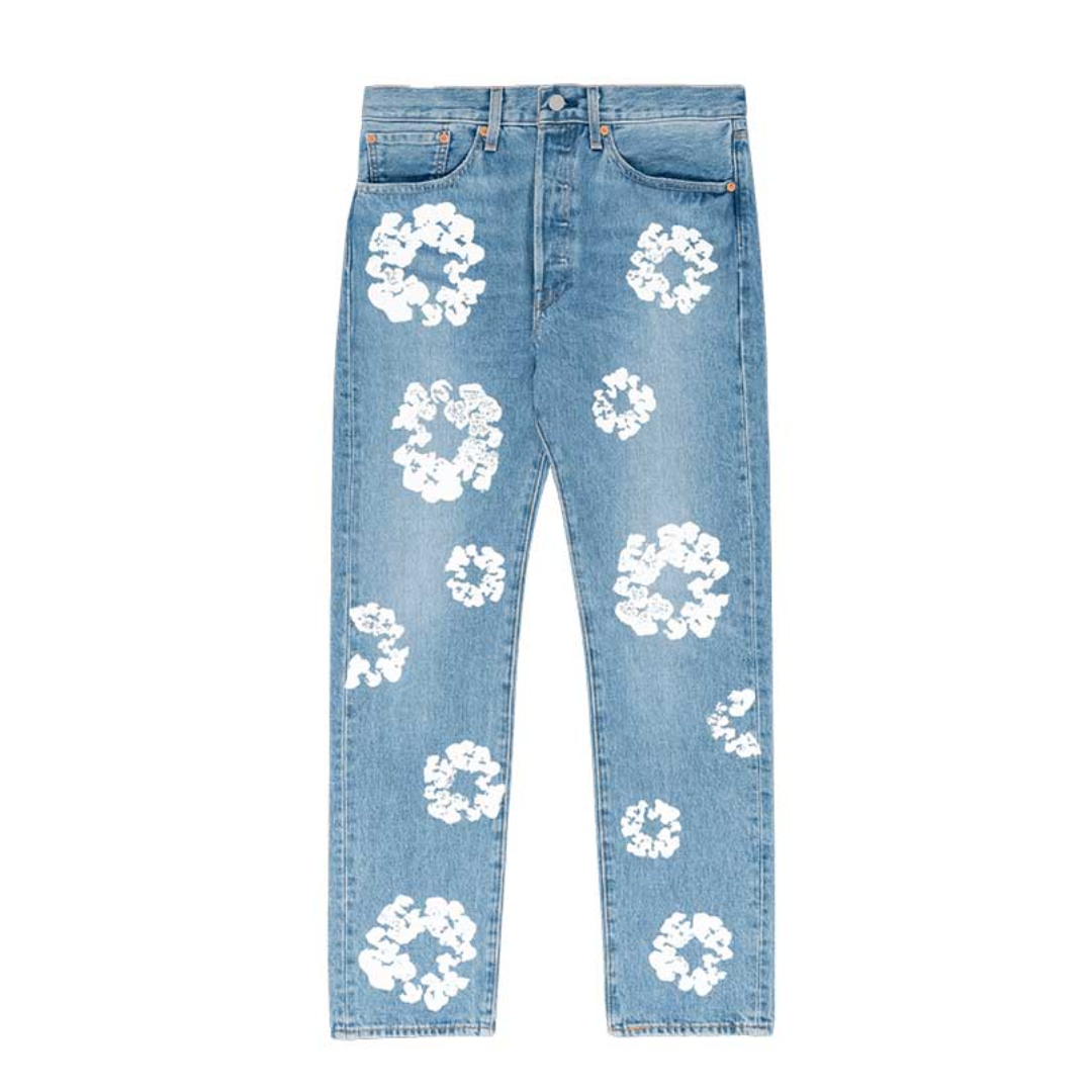 Calça Jeans Denim Tears x Levi's Cotton Wreath Jean Ligh Wash