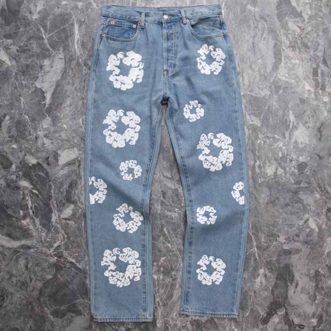 Calça Jeans Denim Tears x Levi's Cotton Wreath Jean Ligh Wash