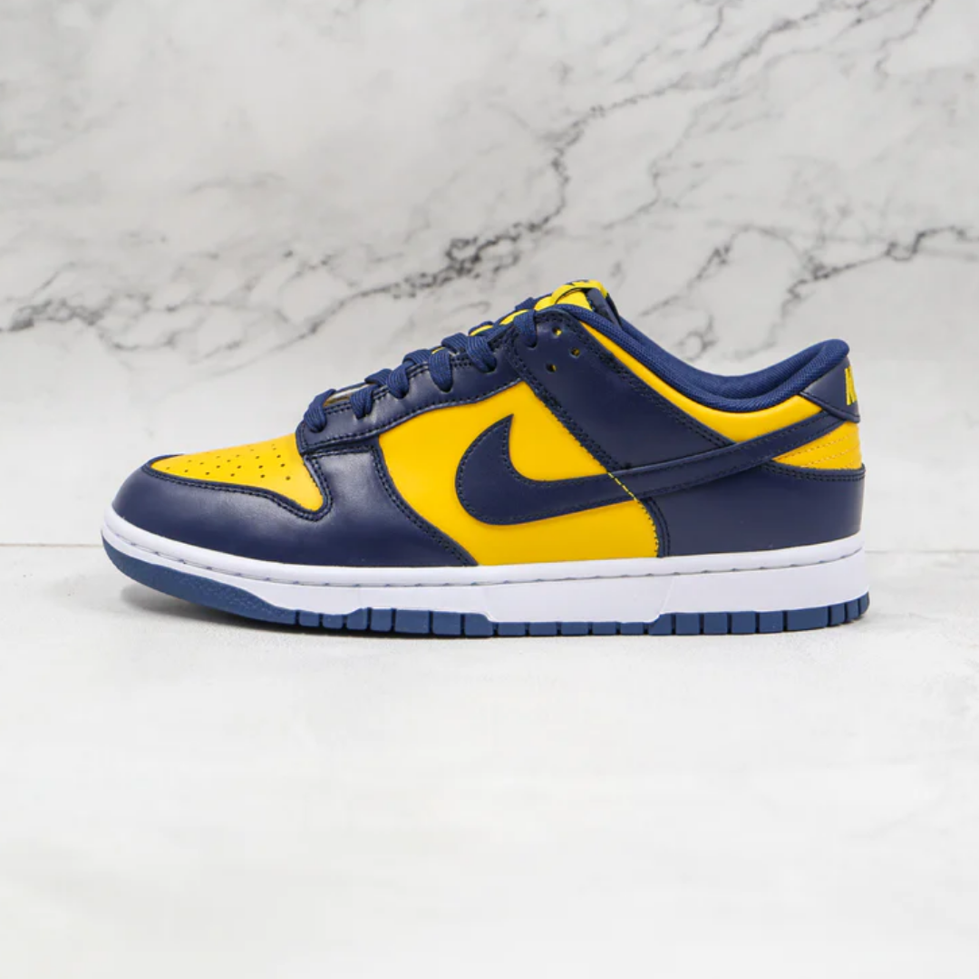 Tenis Nike Dunk Low Michigan - Blue & Yellow