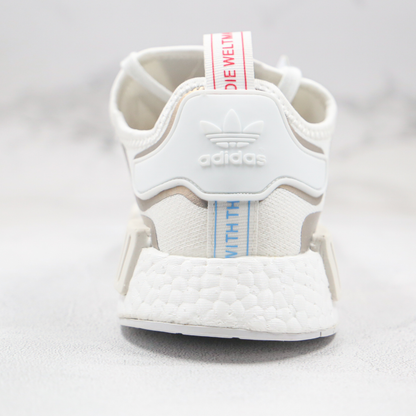 Tenis Adidas - NMD R1 Branco e Dourado - Feminino