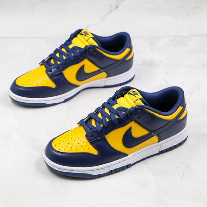 Tenis Nike Dunk Low Michigan - Blue & Yellow