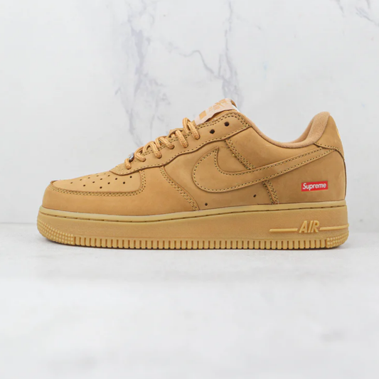 Tenis Nike Air Force 1 Low Flax Supreme Brown