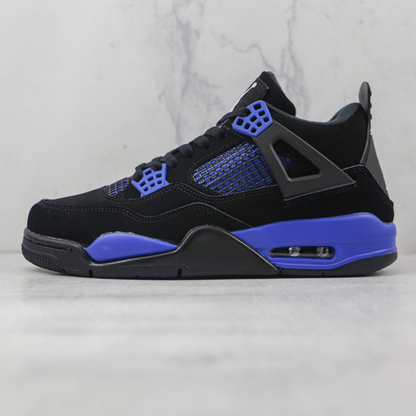 Tênis Air Jordan AJ4 Retro - Black Blue Royal