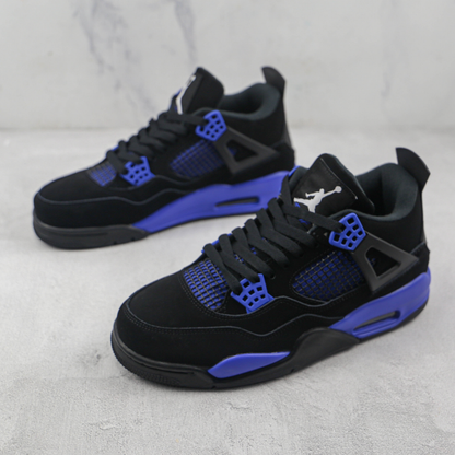 Tênis Air Jordan AJ4 Retro - Black Blue Royal