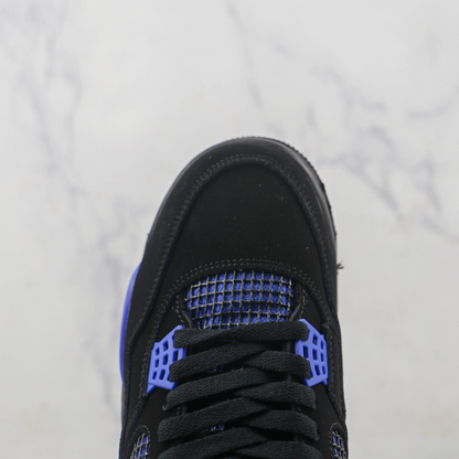 Tênis Air Jordan AJ4 Retro - Black Blue Royal