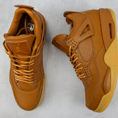 Tênis Air Jordan 4 Retro - Premium Ginger Wheat