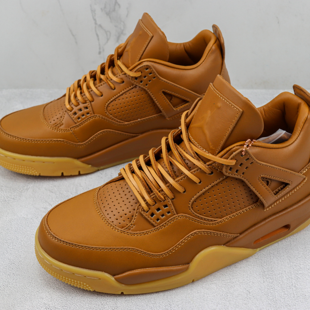 Tênis Air Jordan 4 Retro - Premium Ginger Wheat