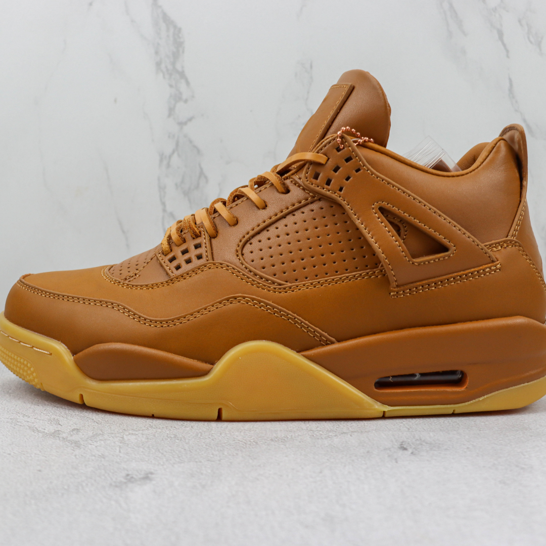 Tênis Air Jordan 4 Retro - Premium Ginger Wheat