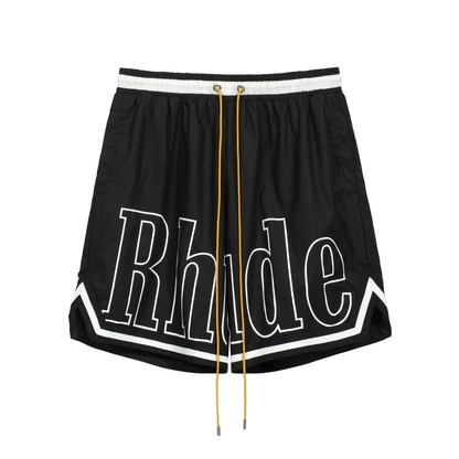 Shorth Rhude Court Logo - Black