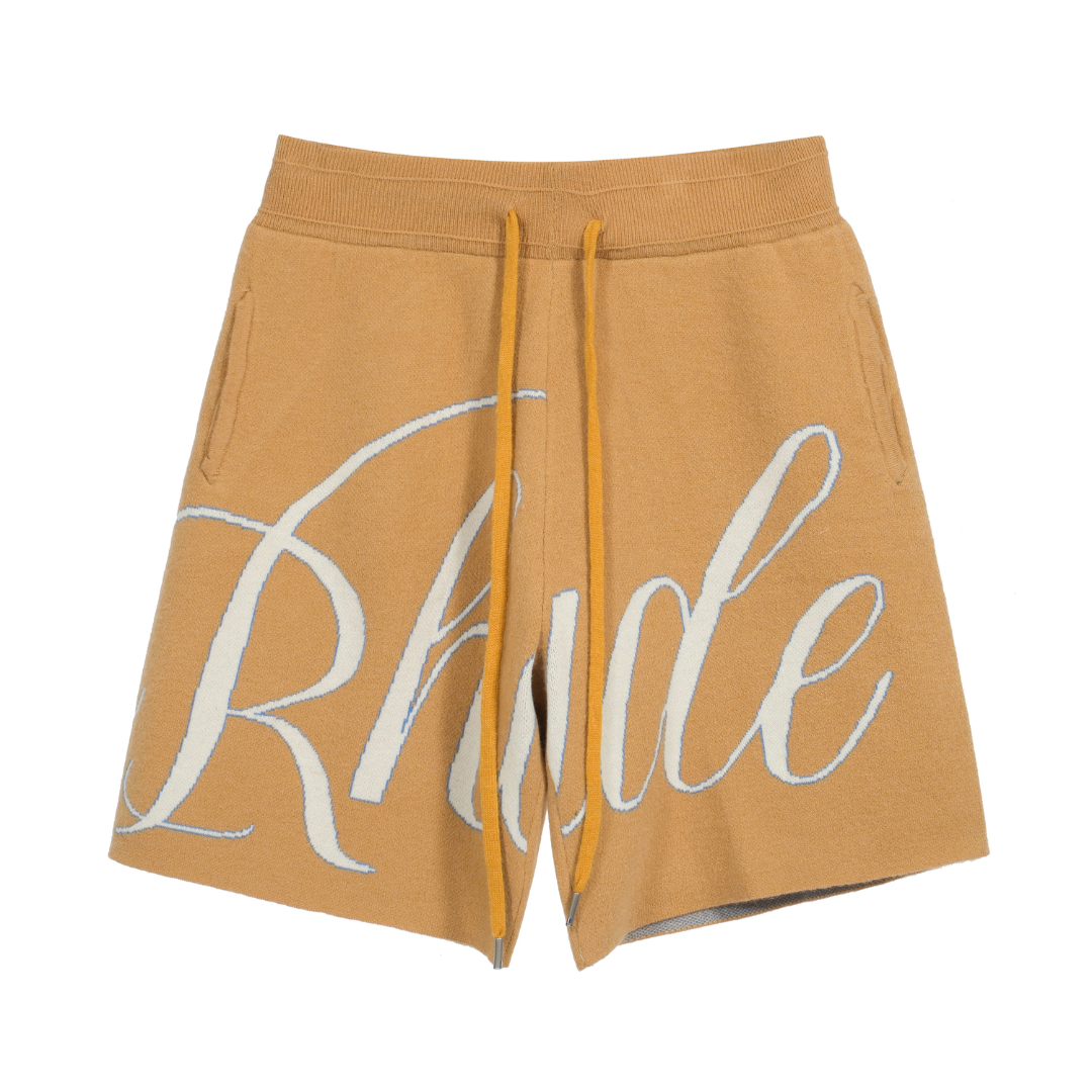 Shorth Rhude Knitted - Amarelo