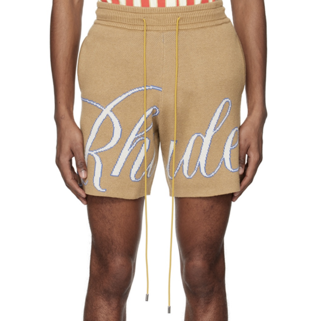 Shorth Rhude Knitted - Amarelo