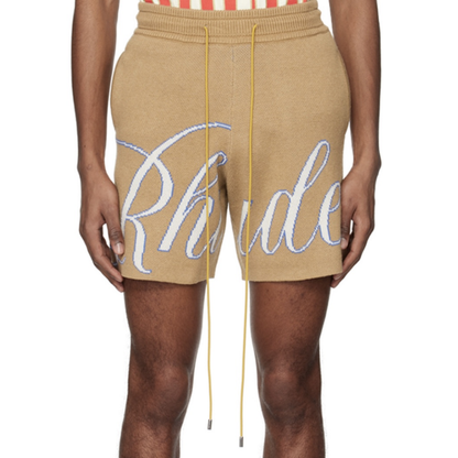 Shorth Rhude Knitted - Amarelo