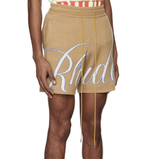 Shorth Rhude Knitted - Amarelo