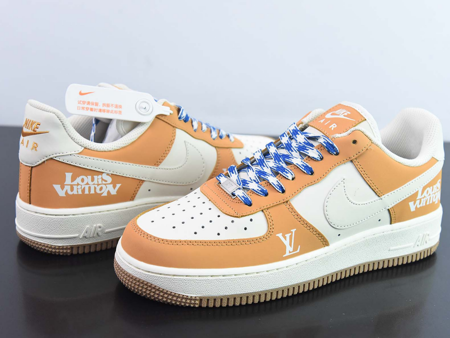 Tenis Nike Air force 1 - Low Louis Vuitton White Yellow