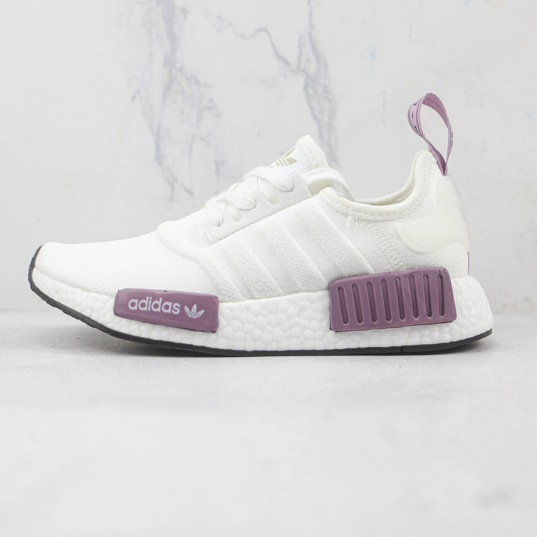 Tenis Adidas - NMD R1 Branco e Roxo